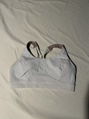lululemon athletica White & Tan Sports Bra